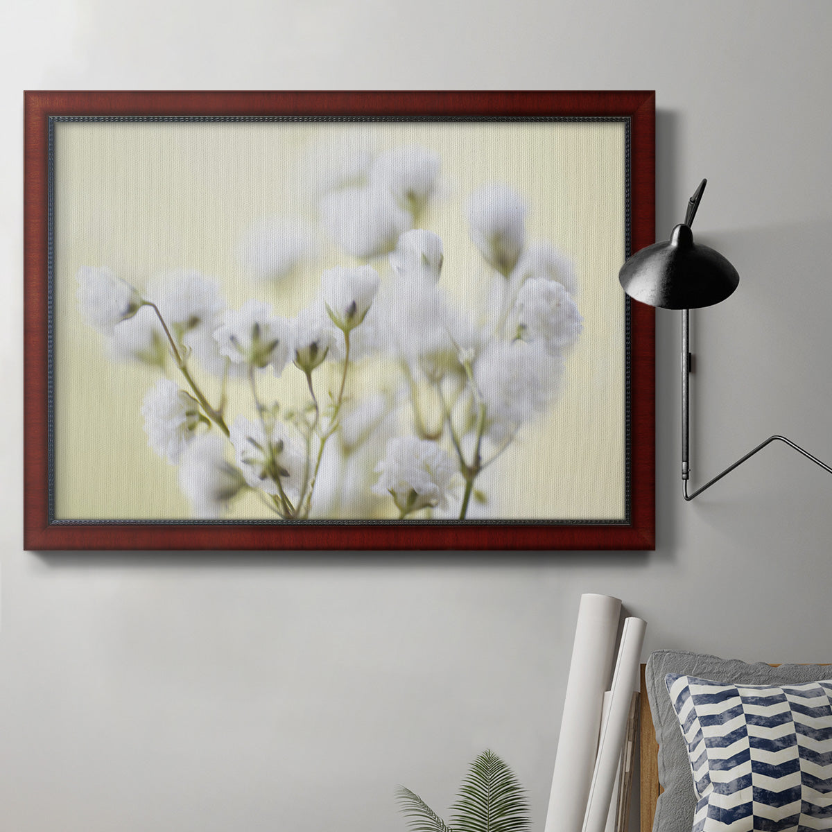 Baby's Breath Study IV Premium Framed Canvas- Ready to Hang