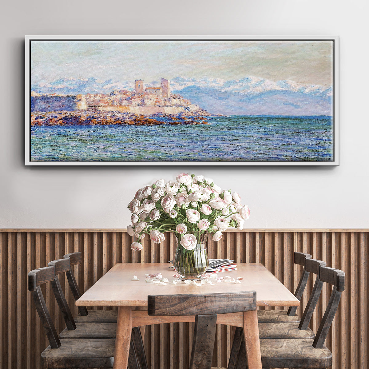 The Old Fort at Antibes, 1888 - Floater Framed Canvas Print