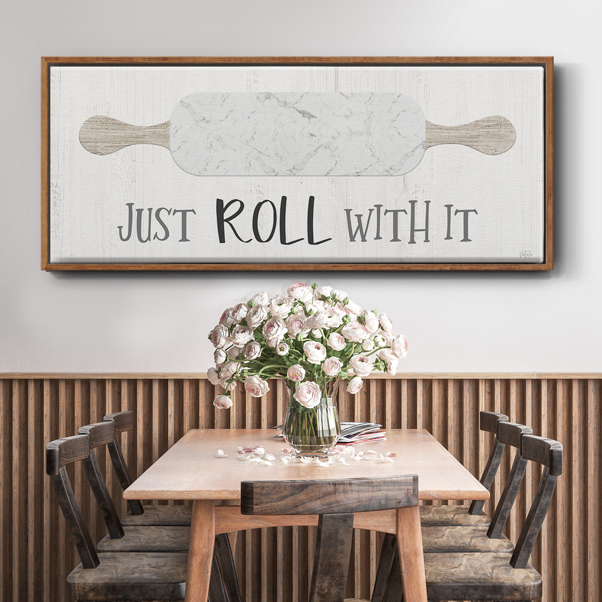 Roll With It - Floater Framed Canvas Print