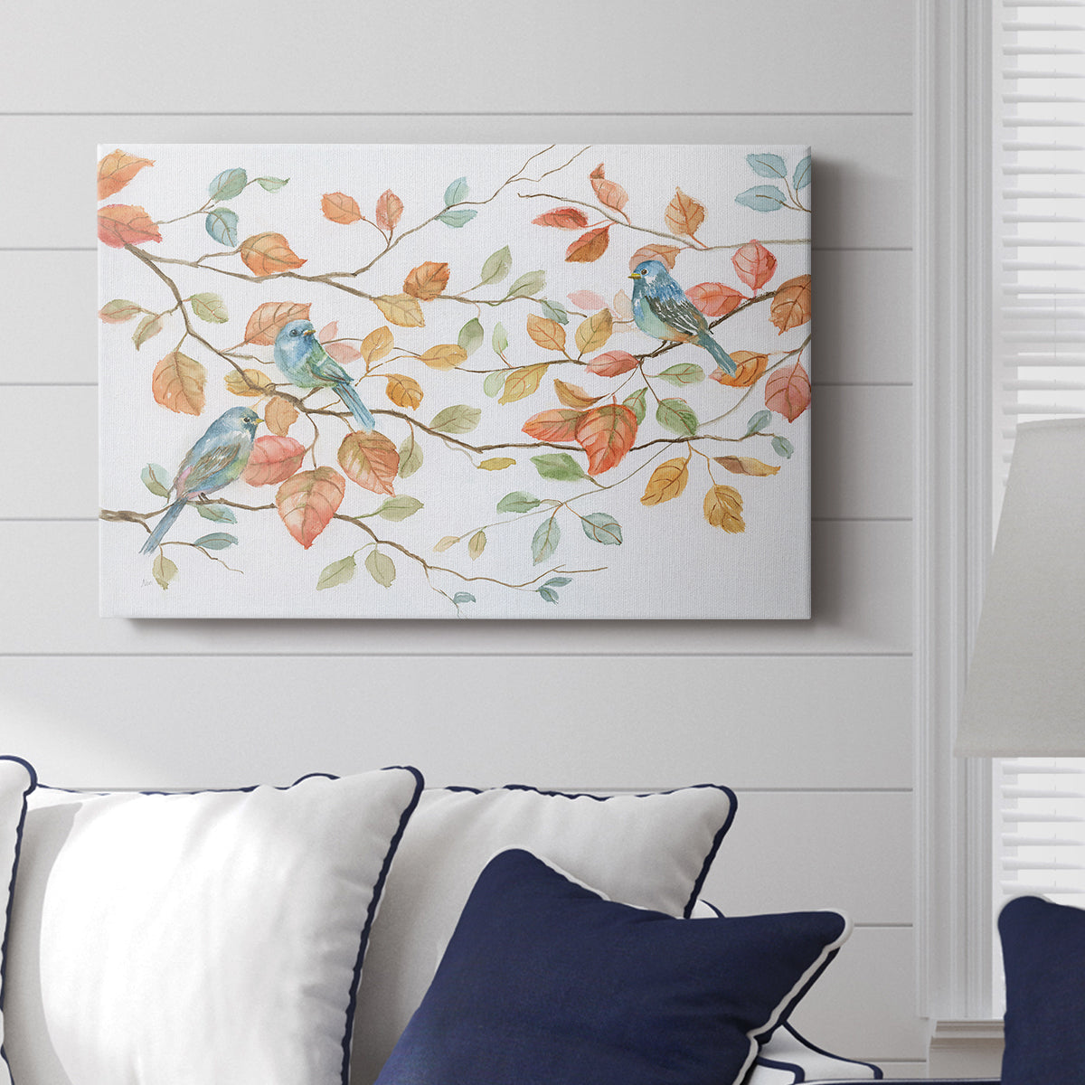 Bird Trio - Canvas Art Print