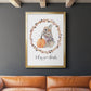 Harvest Home Bunny - Modern Framed Canvas Print
