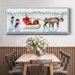 Santa's Snowmen Collection D - Floater Framed Canvas Print