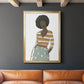 Fashion Vignette II - Modern Framed Canvas Print