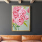 This Year's Peonies II - Modern Framed Canvas Print