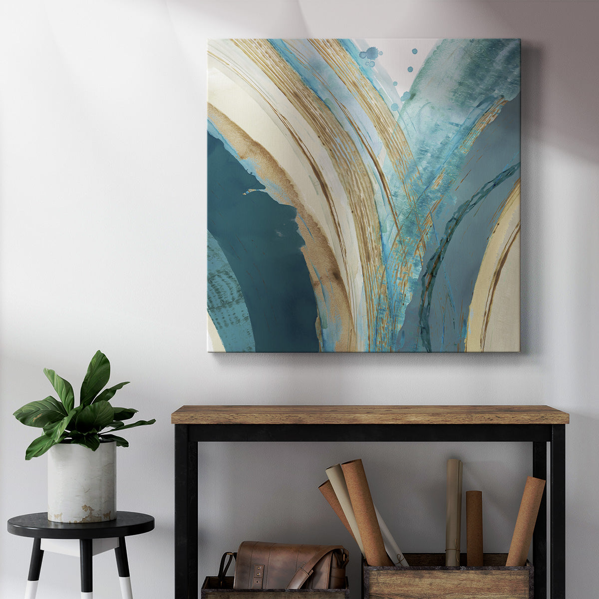 Making Blue Waves IV - Canvas Art Print