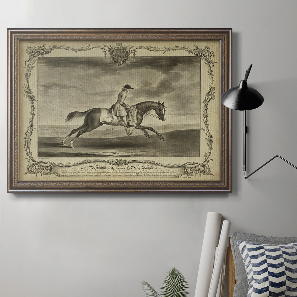 Distinguished Horses I Premium Framed Canvas- Ready to Hang