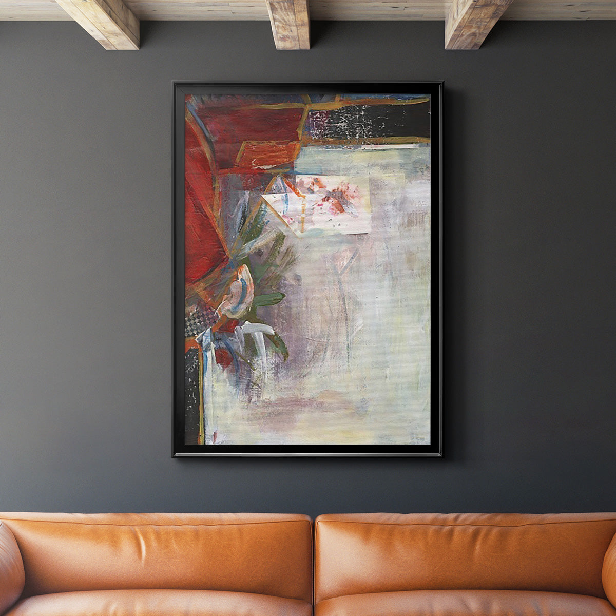 City Life III - Modern Framed Canvas Print