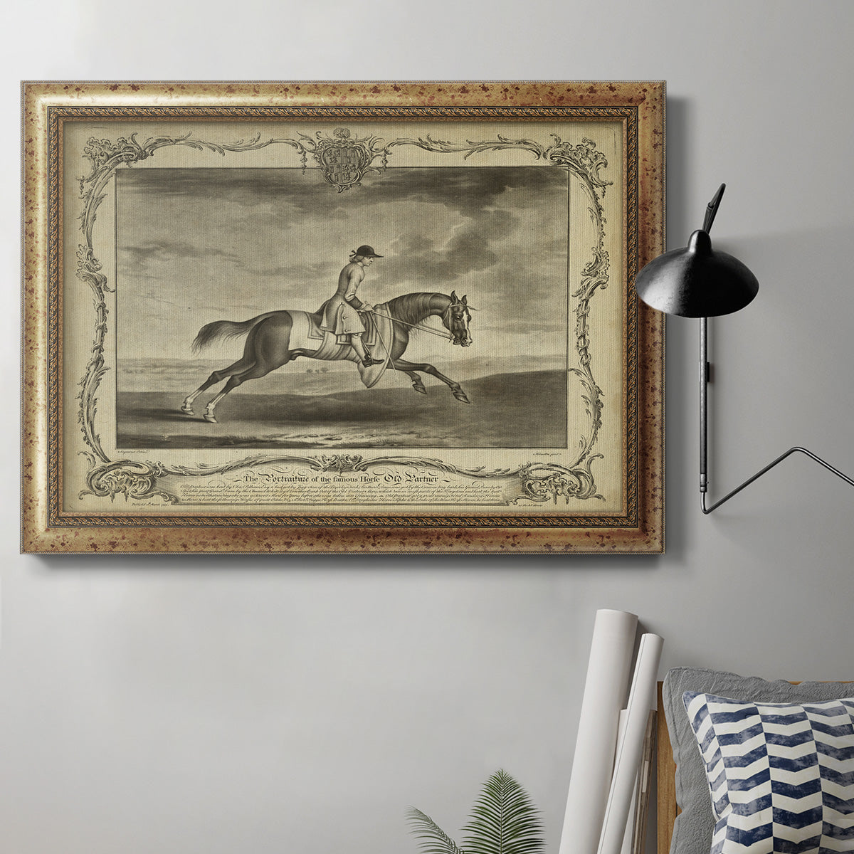 Distinguished Horses I Premium Framed Canvas- Ready to Hang