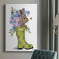 Welly Bunny And Bee Premium Gallery Wrapped Canvas - Ready to Hang