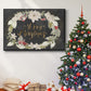 Gilded Christmas Collection A - Framed Gallery Wrapped Canvas in Floating Frame