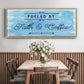 Fueled By - Floater Framed Canvas Print