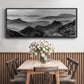 Mountains of the Great Wall - Floater Framed Canvas Print