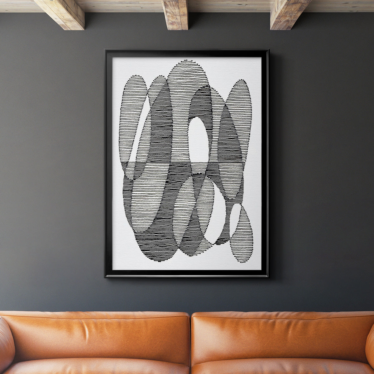 Opposite Day I - Modern Framed Canvas Print