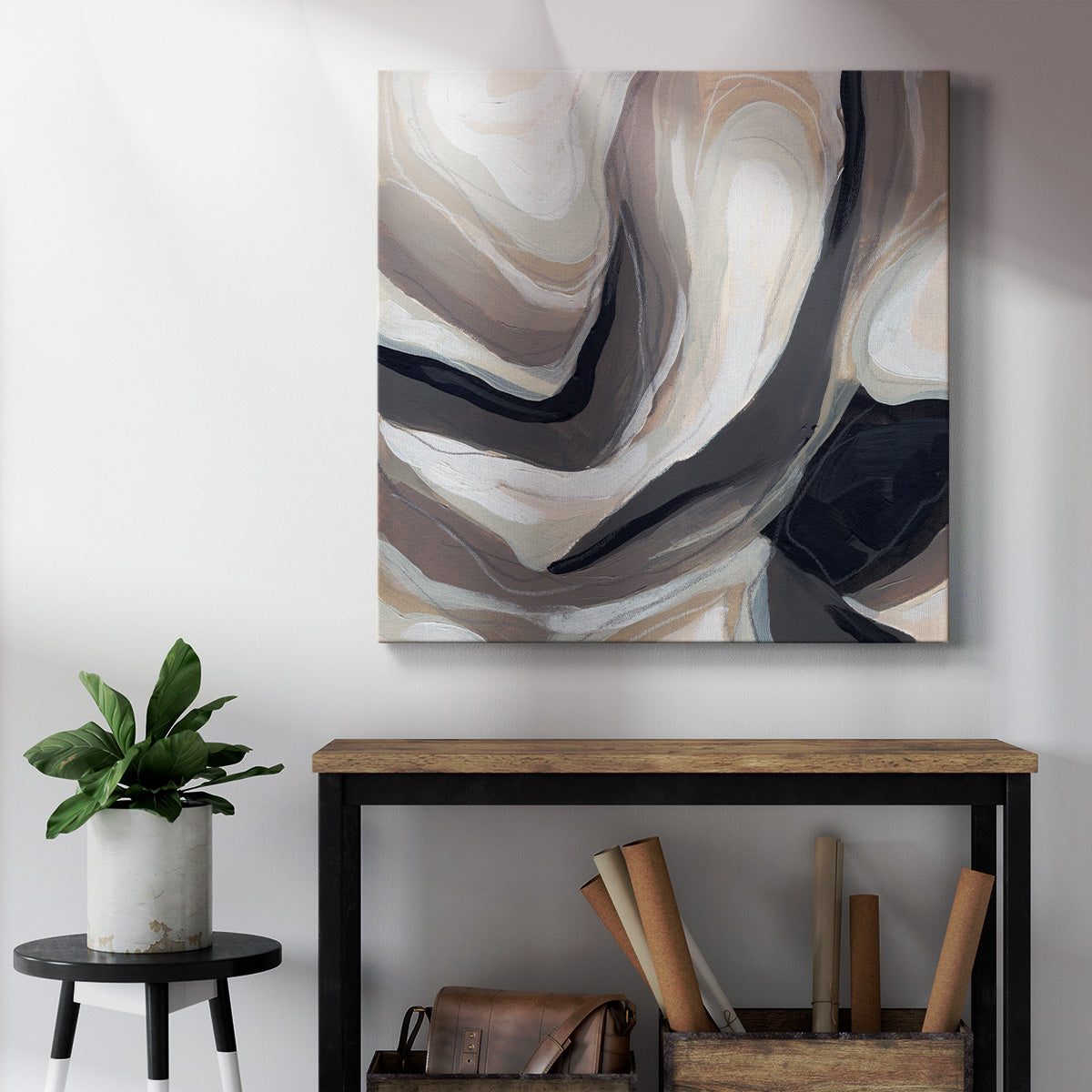 Stone Ripple III - Canvas Art Print