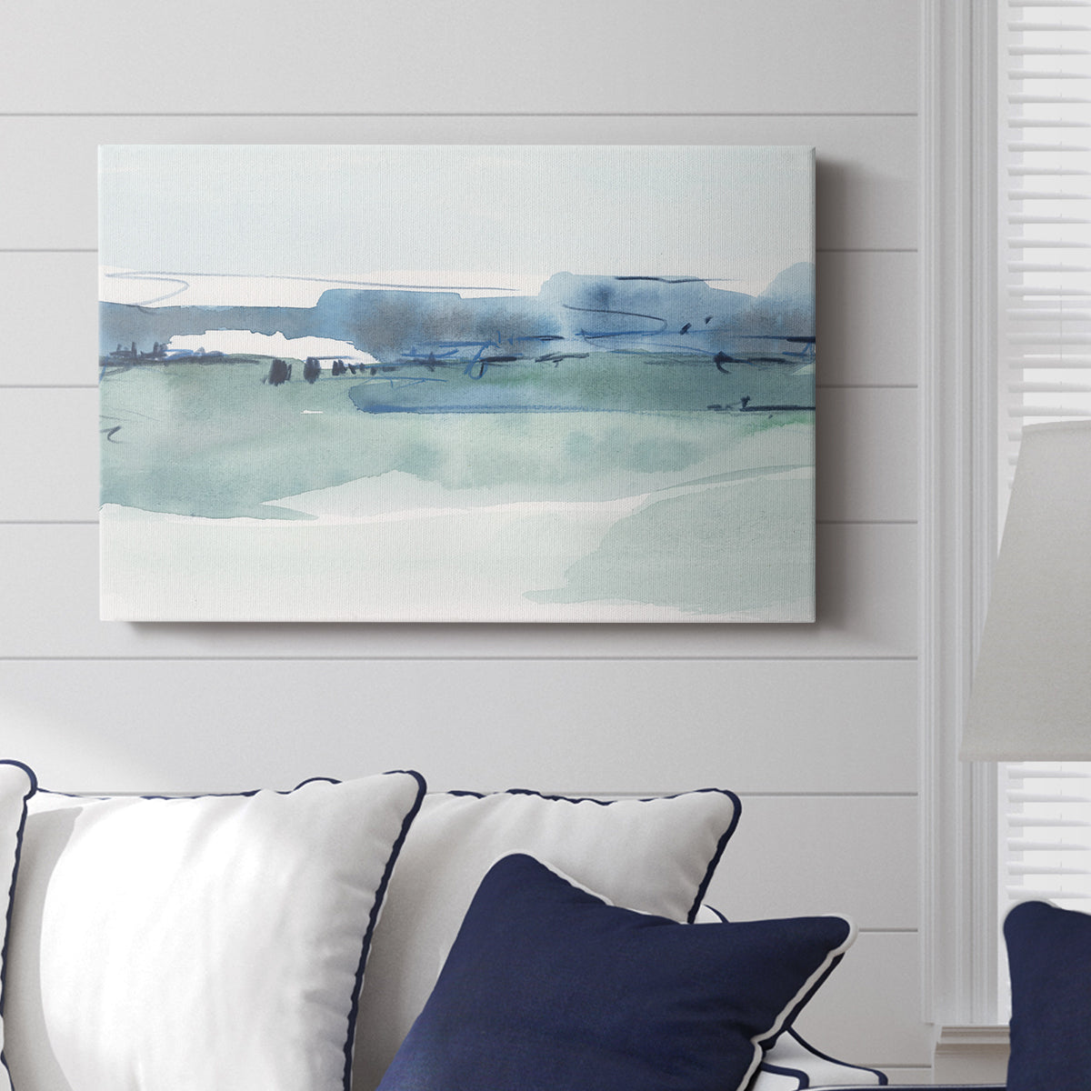 Ultramarine Vista I - Canvas Art Print