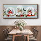 Snow Globe Village Collection D - Floater Framed Canvas Print