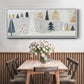 Christmas Chalet Collection D - Floater Framed Canvas Print