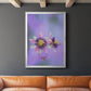 Exotic Flower Burst II - Modern Framed Canvas Print