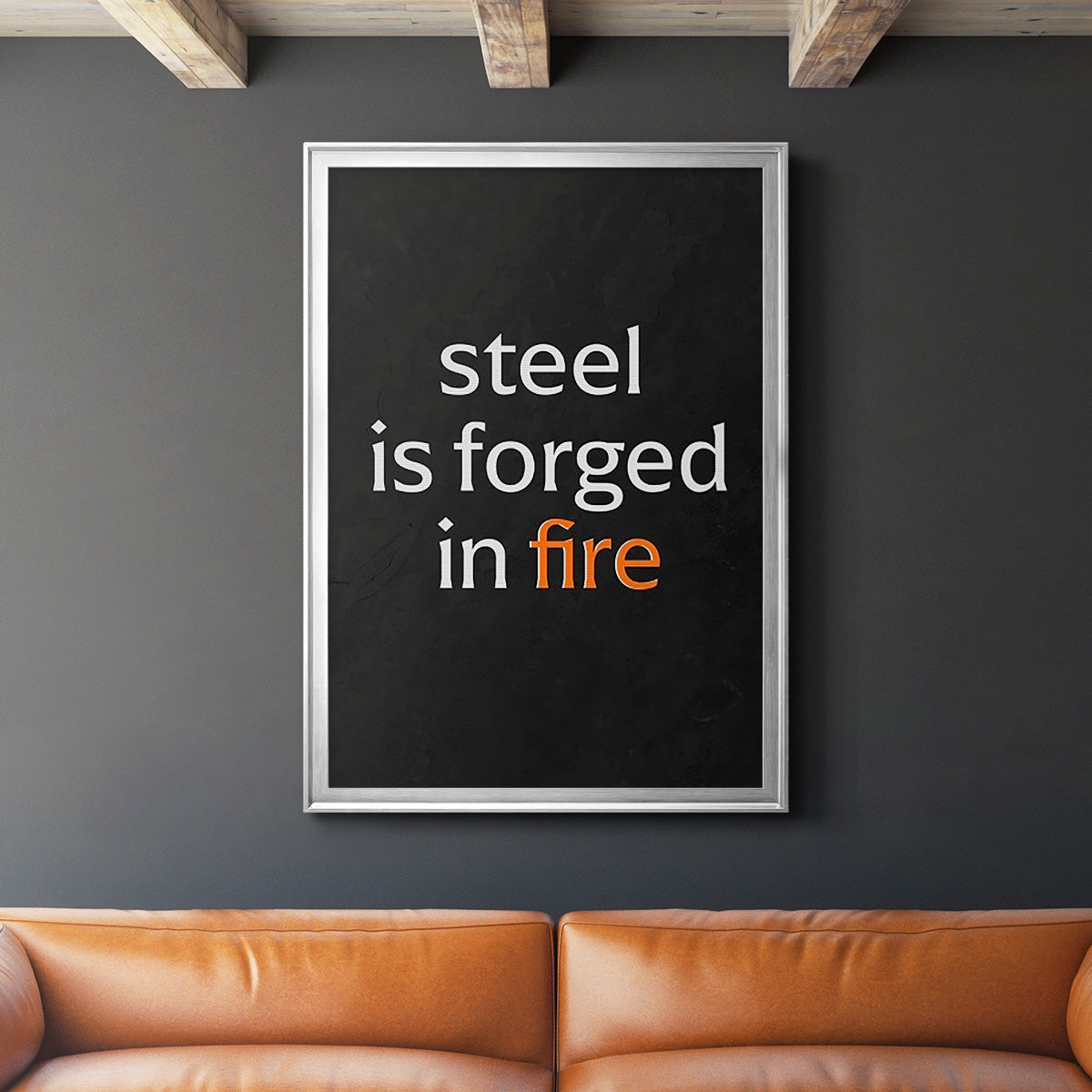 Bro-Inspo III - Modern Framed Canvas Print