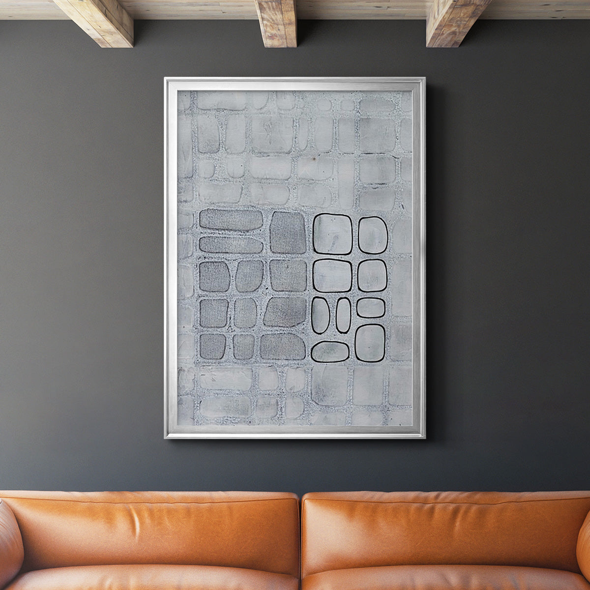 Lumen Colour II - Modern Framed Canvas Print