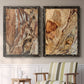 Tree Texture Triptych I - Premium Framed Canvas 2 Piece Set - Ready to Hang