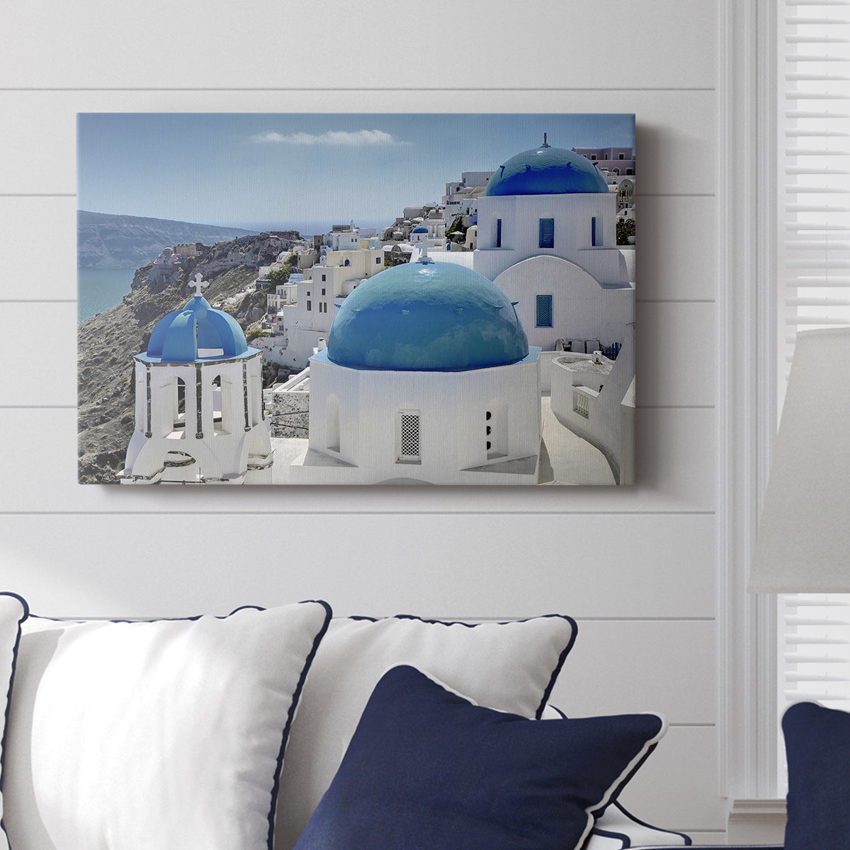 Santorini Saturday - Canvas Art Print