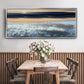 Serene Sunrise - Floater Framed Canvas Print