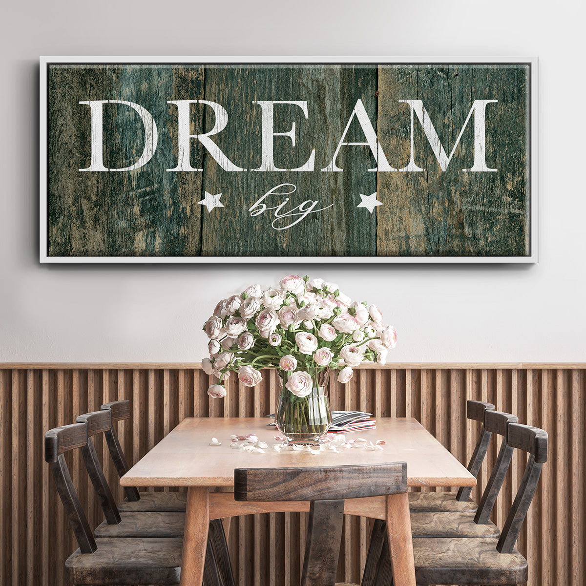 Dream Big - Floater Framed Canvas Print