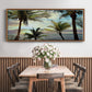 Honduras Sunset - Floater Framed Canvas Print