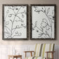 Botanical Sketch I   - Premium Framed Canvas 2 Piece Set - Ready to Hang