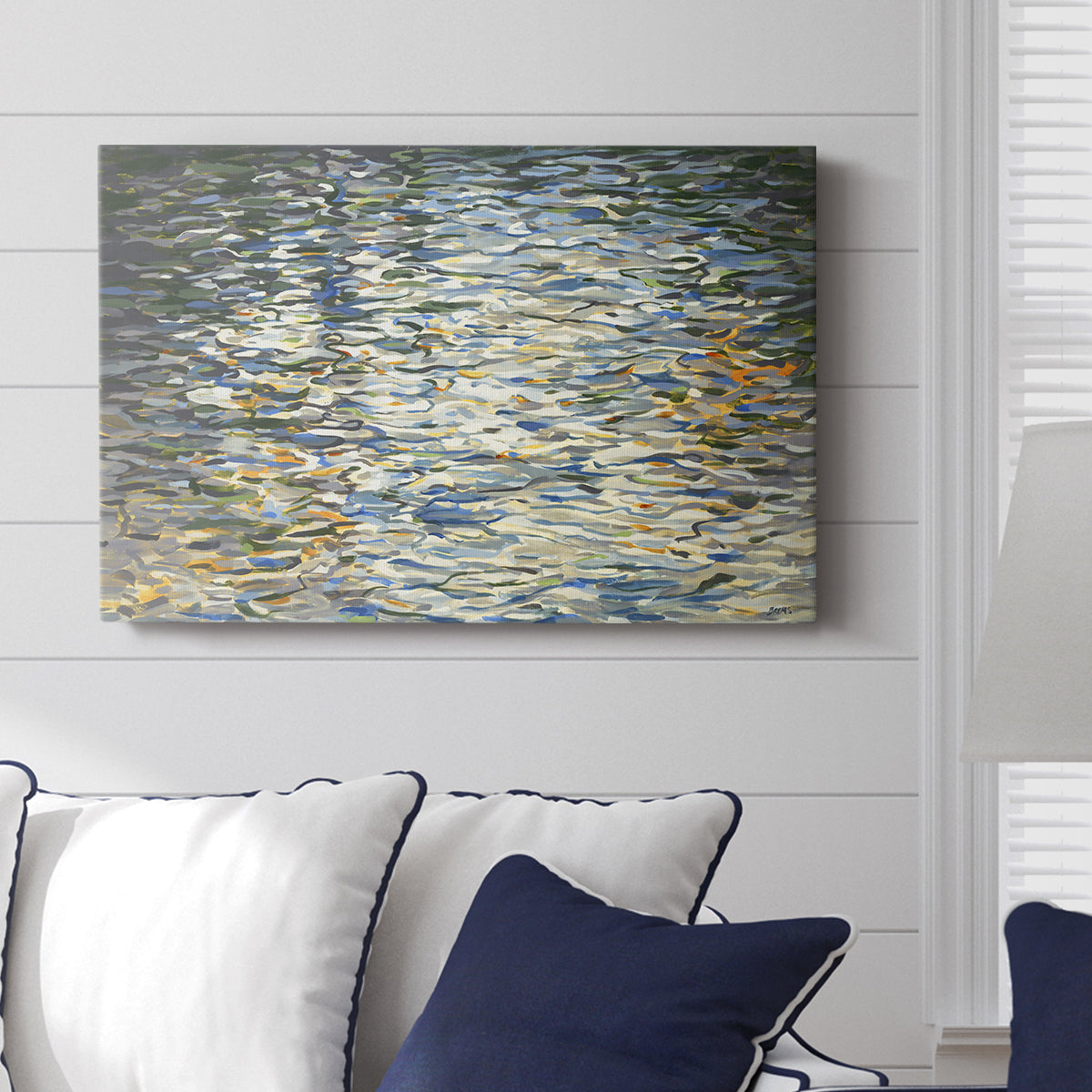 Water Reflections - Canvas Art Print