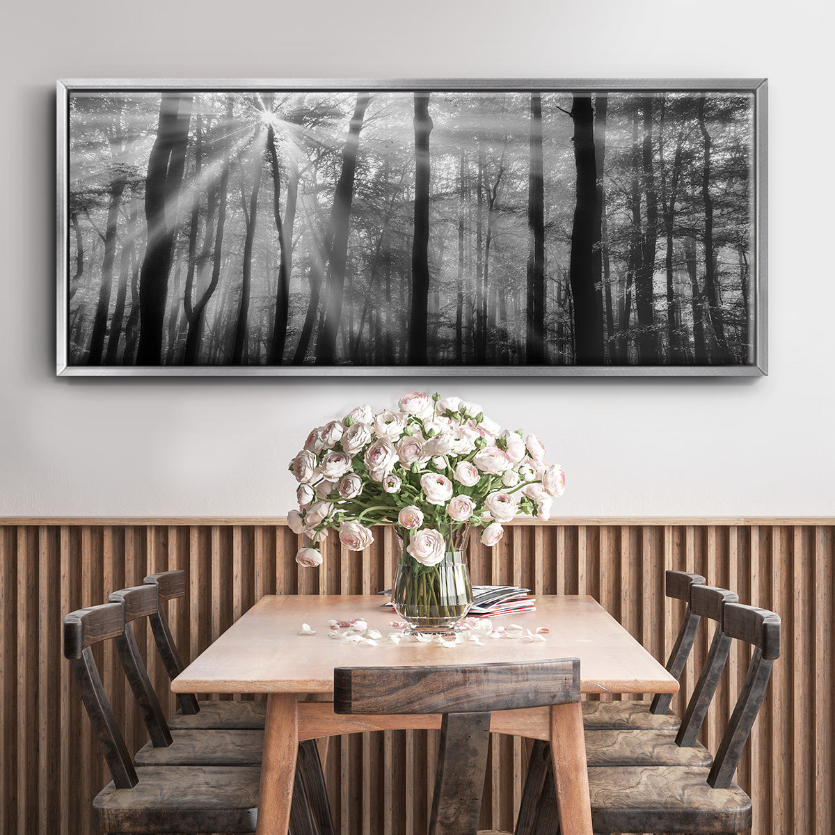 Breaking Through - Floater Framed Canvas Print