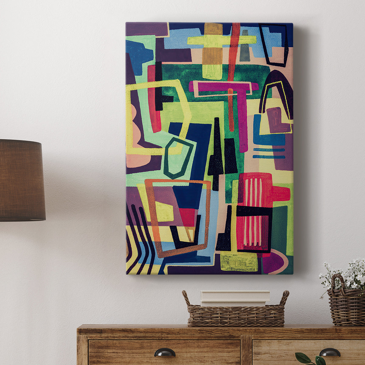Connected Colors I - Canvas Art Print