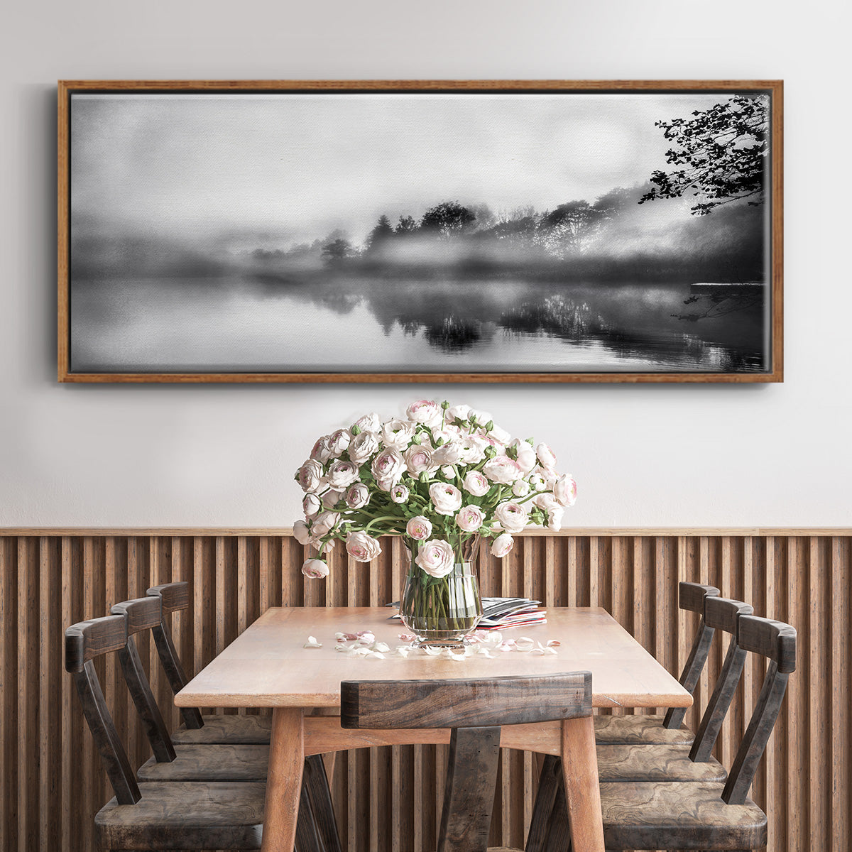 Soft Wonders - Floater Framed Canvas Print