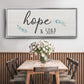 Hope & Soap - Floater Framed Canvas Print