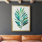 Palm Frond Flow IV - Modern Framed Canvas Print