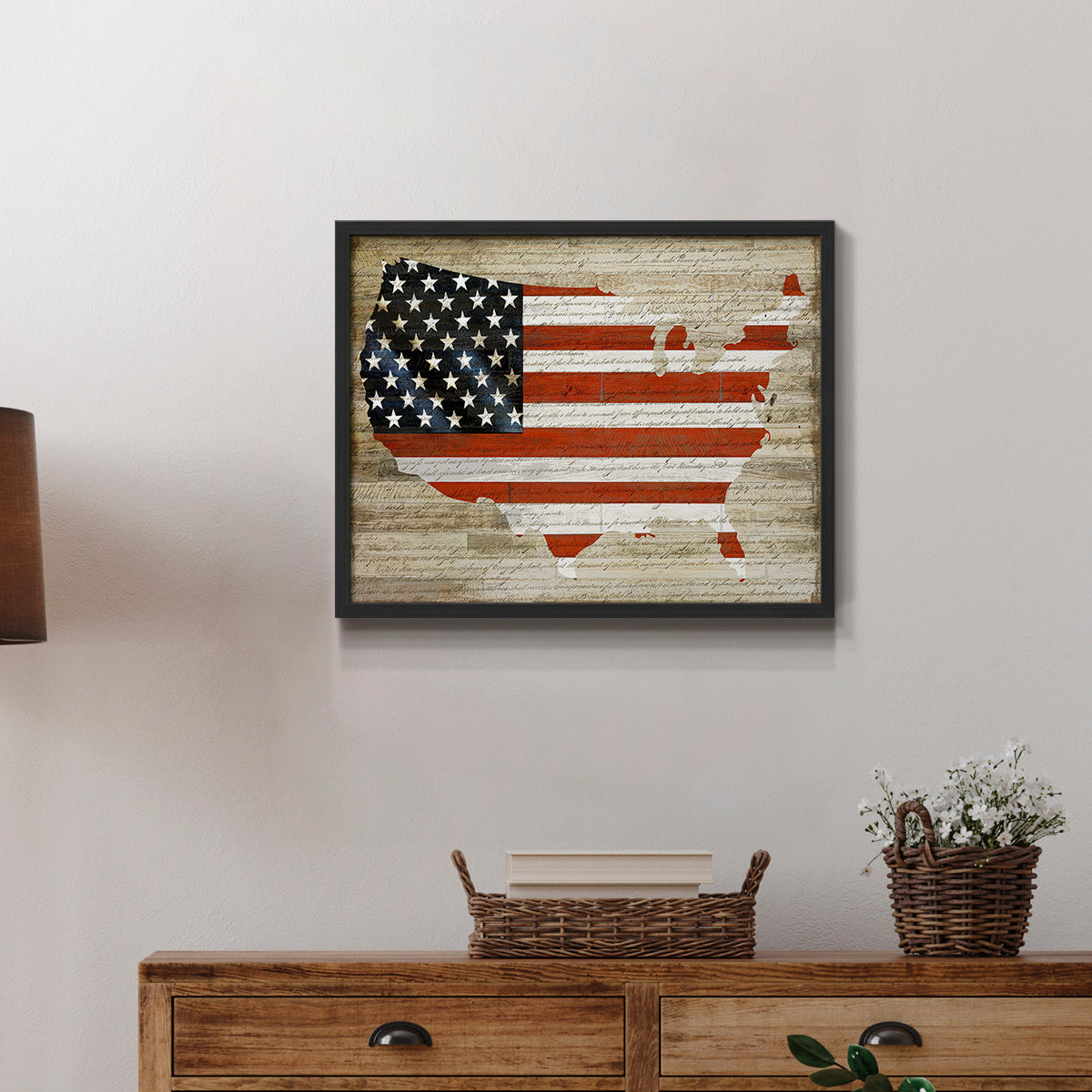 46171,american flag,united states,map outline,vintage art,wall decor,patriotic art,framed artwork,country representation,home decoration,textured background,heritage,national pride,calligraphy style,interior design,art illustration,graphic design,iconic symbol,state outlines,creative decor,rustic art,visual art,modern home,border design,expressive artwork,traditional art,memorable decor,cultural heritage,art frame,handmade art,artisanal design,Re-stickable,Patriotic