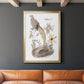 Glowing Garden at Dusk I - Modern Framed Canvas Print