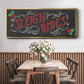 Sleigh Rides - Floater Framed Canvas Print