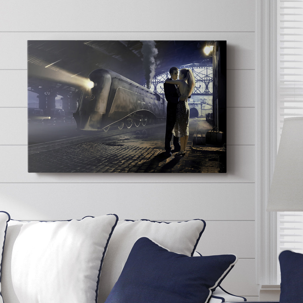 Train Depot - Canvas Art Print