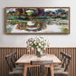 Rose Flowered Arches at Giverny, 1913 - Floater Framed Canvas Print