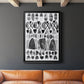 Grey Arches III - Modern Framed Canvas Print