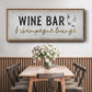 Champagne Lounge - Floater Framed Canvas Print