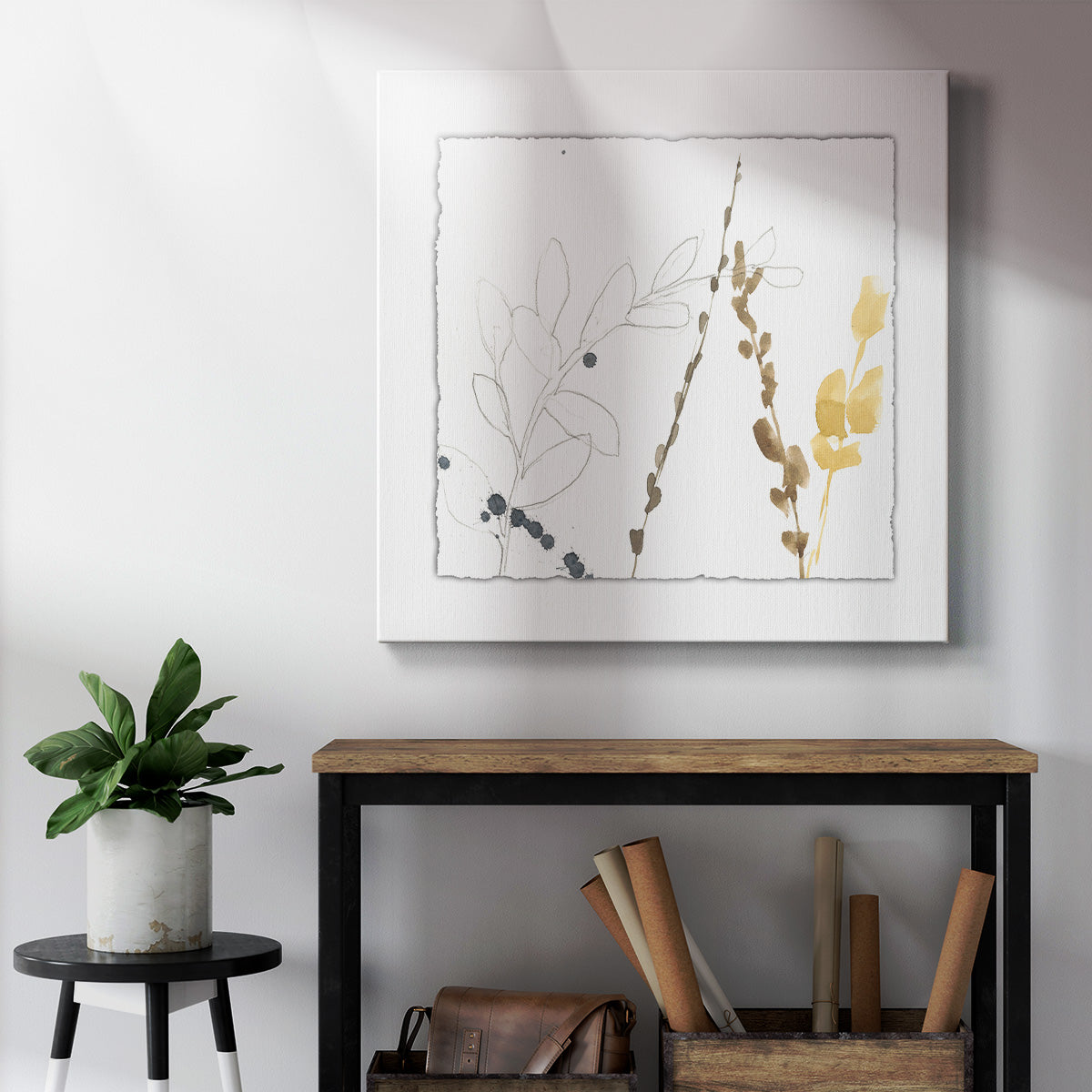 Branch Contours II - Canvas Art Print