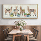 Llama Party - Floater Framed Canvas Print