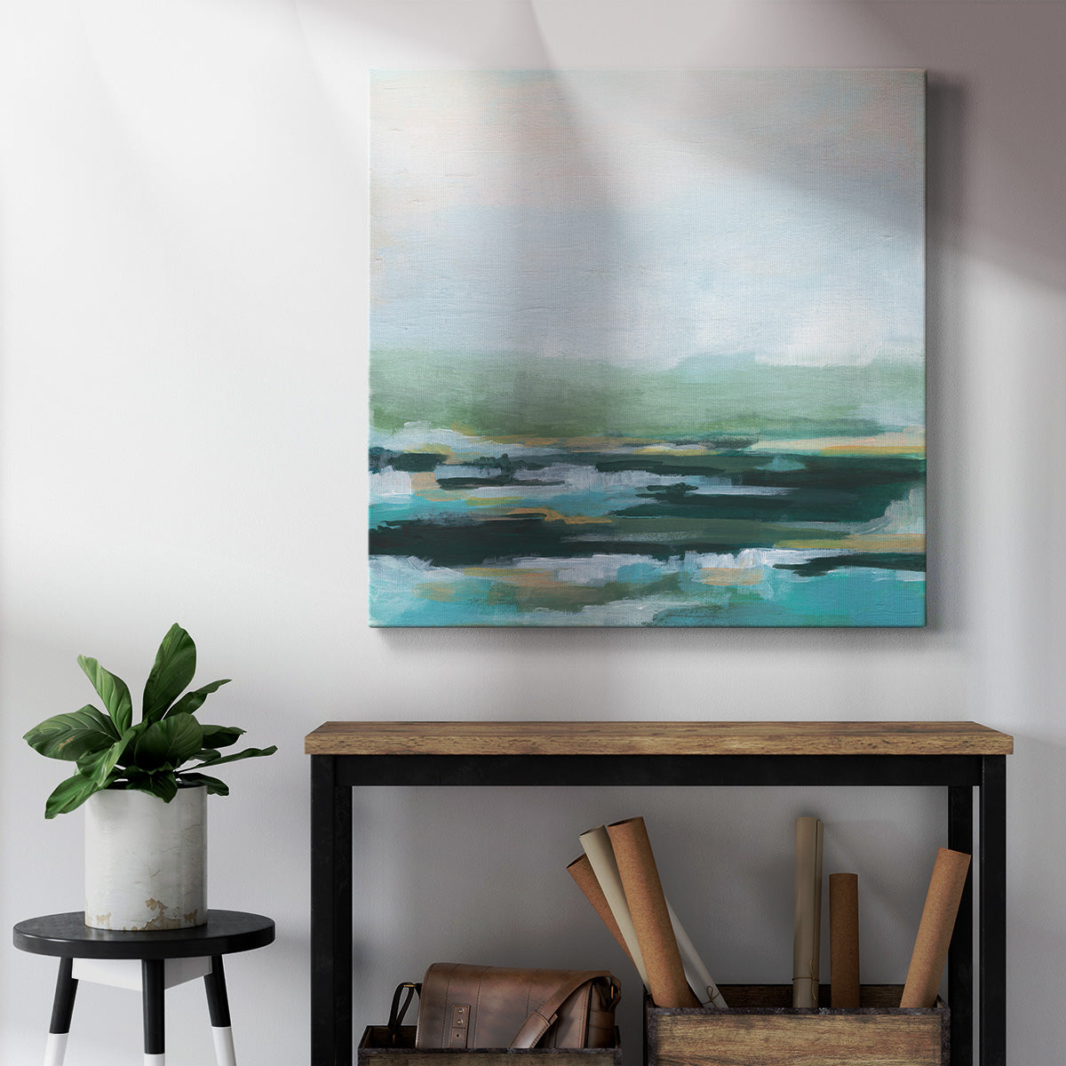 Misty Inlet I - Canvas Art Print