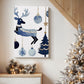Frostlit Icicles at Dawn - Canvas Art Print