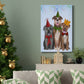 Christmas Party Mutts - Gallery Wrapped Canvas