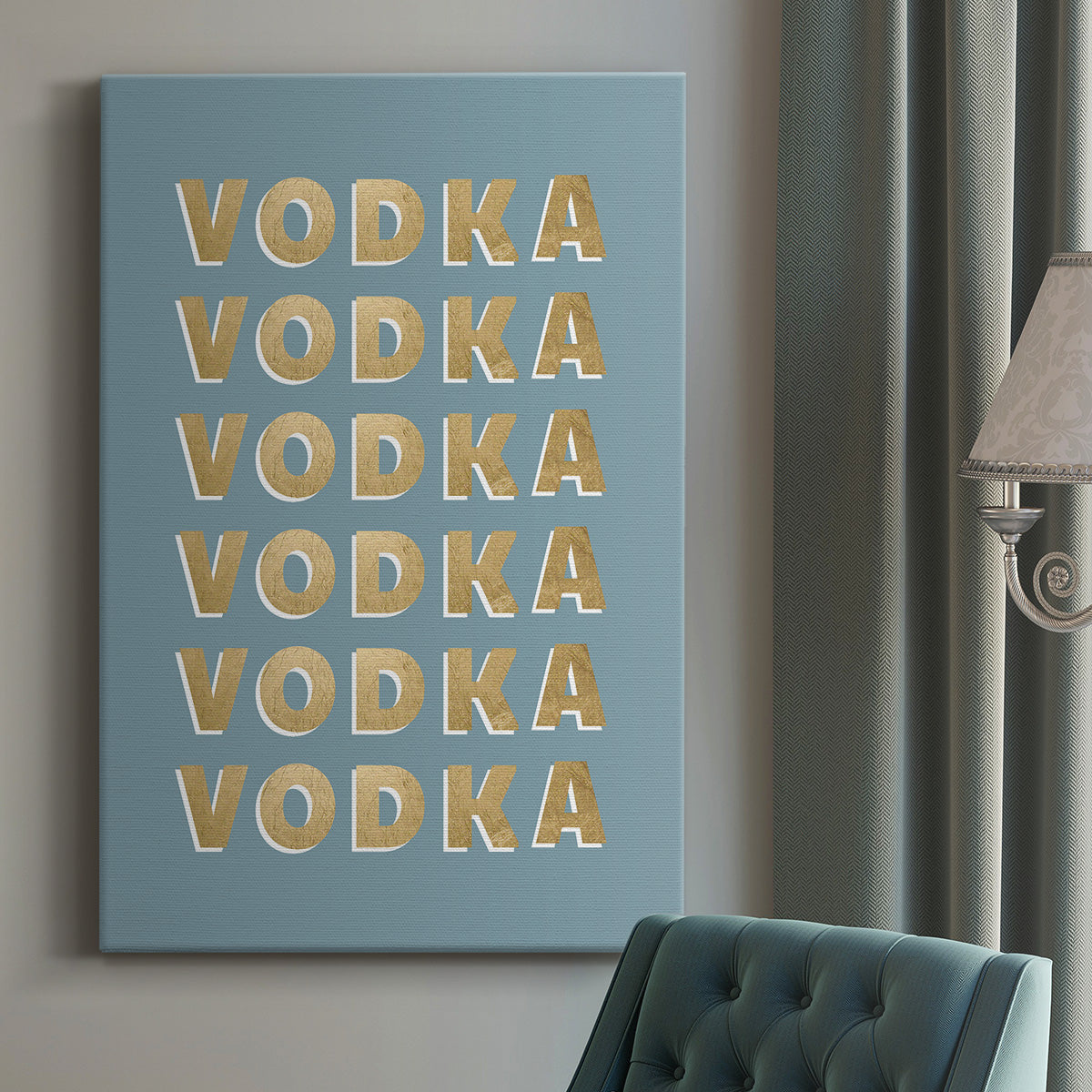 Vodka Premium Gallery Wrapped Canvas - Ready to Hang