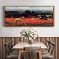 The Poppy Blumenfeld (The Barn) - Floater Framed Canvas Print